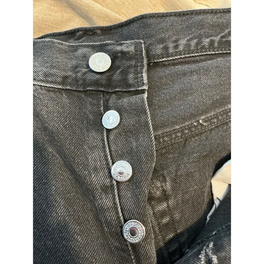 Levi's 501XX Black Destroyed Grunge 29x30 CW 1922 Perfect